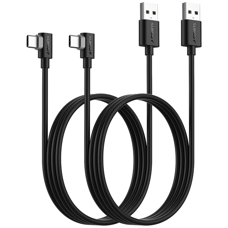 Usb C Cable Right Angle 3Ft, 2-Pack 90 Degree 3A Usb 2.0 Fast Charging & Data