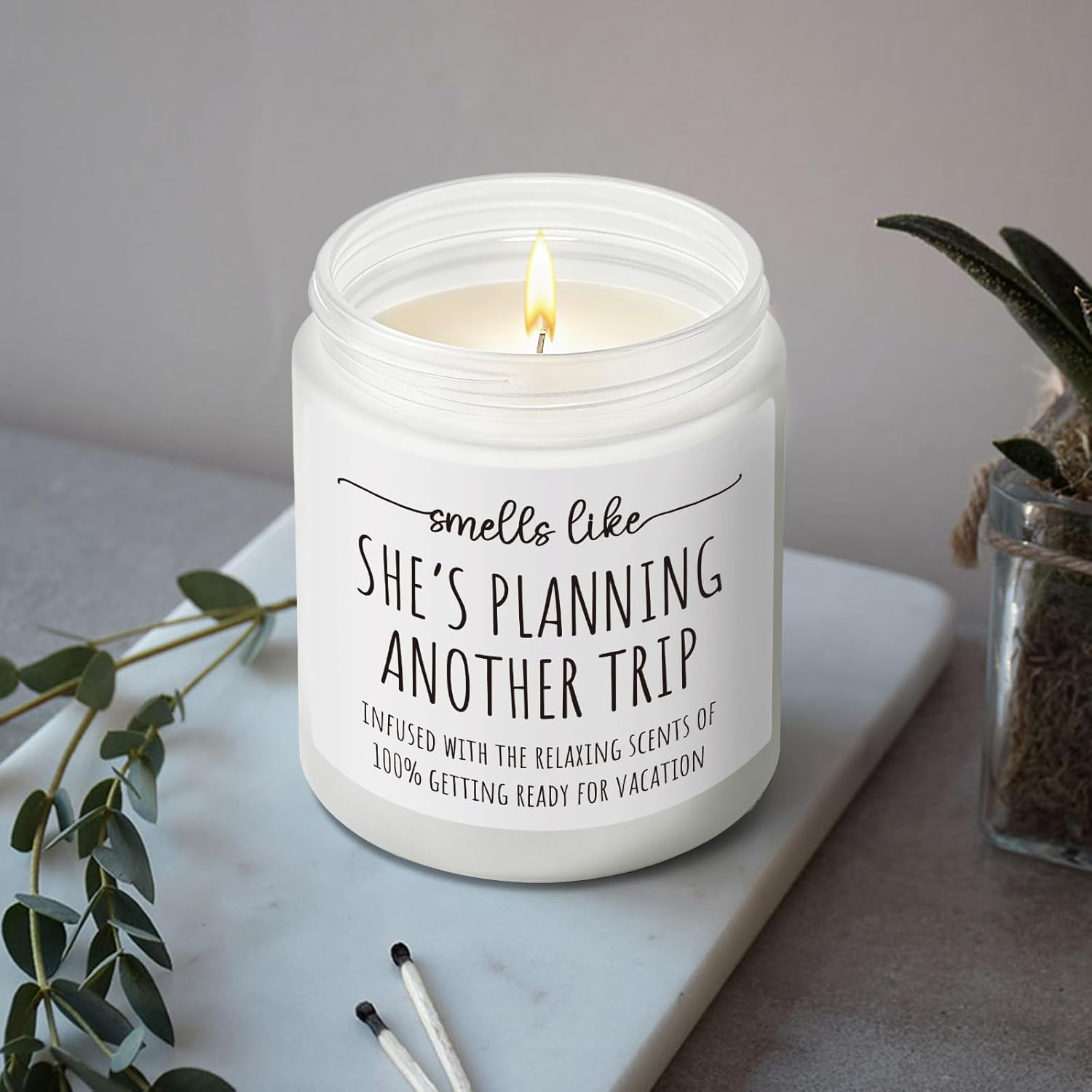 Best Travel Candle Gifts For Women, Smells Like Shes Planning Another Trip, Unique Candles For People Who Like Travel, International Traveler Planner Vacation Retirement Candles Gift Idea-32