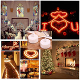 Battery Operated Tea Lights Candles: 24 Pack Realistic And Bright Flickering Holiday Gift Flameless Candles Led Electric Tea Candles For Seasonal & Festival Party Home Decoration (Warm White)