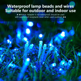 Christmas Indoor Lights Blue - 320 Leds 115Ft/35M End-To-End 8 Modes Plug In Outdoor Waterproof Decorative Fairy Twinkle