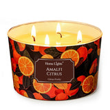 Homelights Soy Wax Candles For Home Scented, 4-Wick Candles In Apple Orchard Scented, Aromatherapy Candles Gift For Parties, Relaxing, Eclectic Mixed Styles, 18Oz