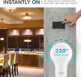 GU24 LED Light Bulbs 4 Pack 60W Equivalent 2700K Warm White Dimmable 800 Lumens Twist Lock