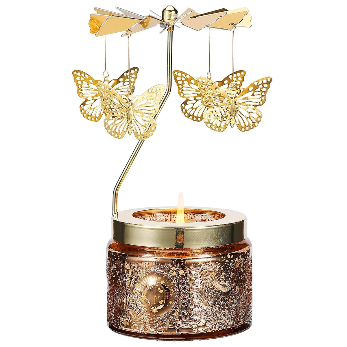 Candle Gifts For Women, Birthday Gifts For Mom Daughter Sister Wife, Unique Butterfly Gift For Friend Women, Rotatable Scented Candles Gift For Christmas Anniversary Mothers Day