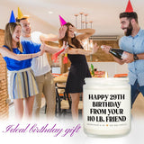 Funny Best Friend Birthday Gifts For Women- Handmade Lavender Soy Wax Candle- Happy 30Th, 40Th, 50Th, 60Th,70Th Birthday Gifts For Women, Friend, Her, Bestie (7Oz)