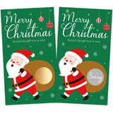 Christmas Scratch Off Cards, Fun Holiday Scratch Off Cards For Party, Christmas Lottery Tickets For Family Activities, Raffle Prize Card