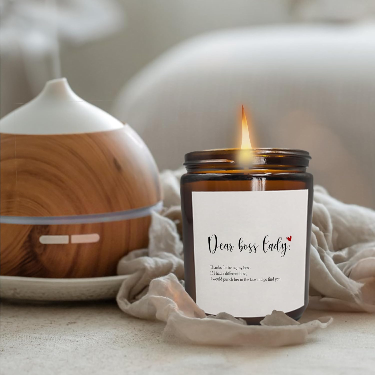 Boss Lady Candle, Boss Lady Gifts For Women, Bosses Day Gifts For Women, Gifts For Female Boss, Best Boss Gifts For Women, Dear Boss Lady Scented Candles