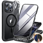 Magnetic iPhone 16 Pro Case with Built-In Screen Protector, MagSafe, Military-Grade