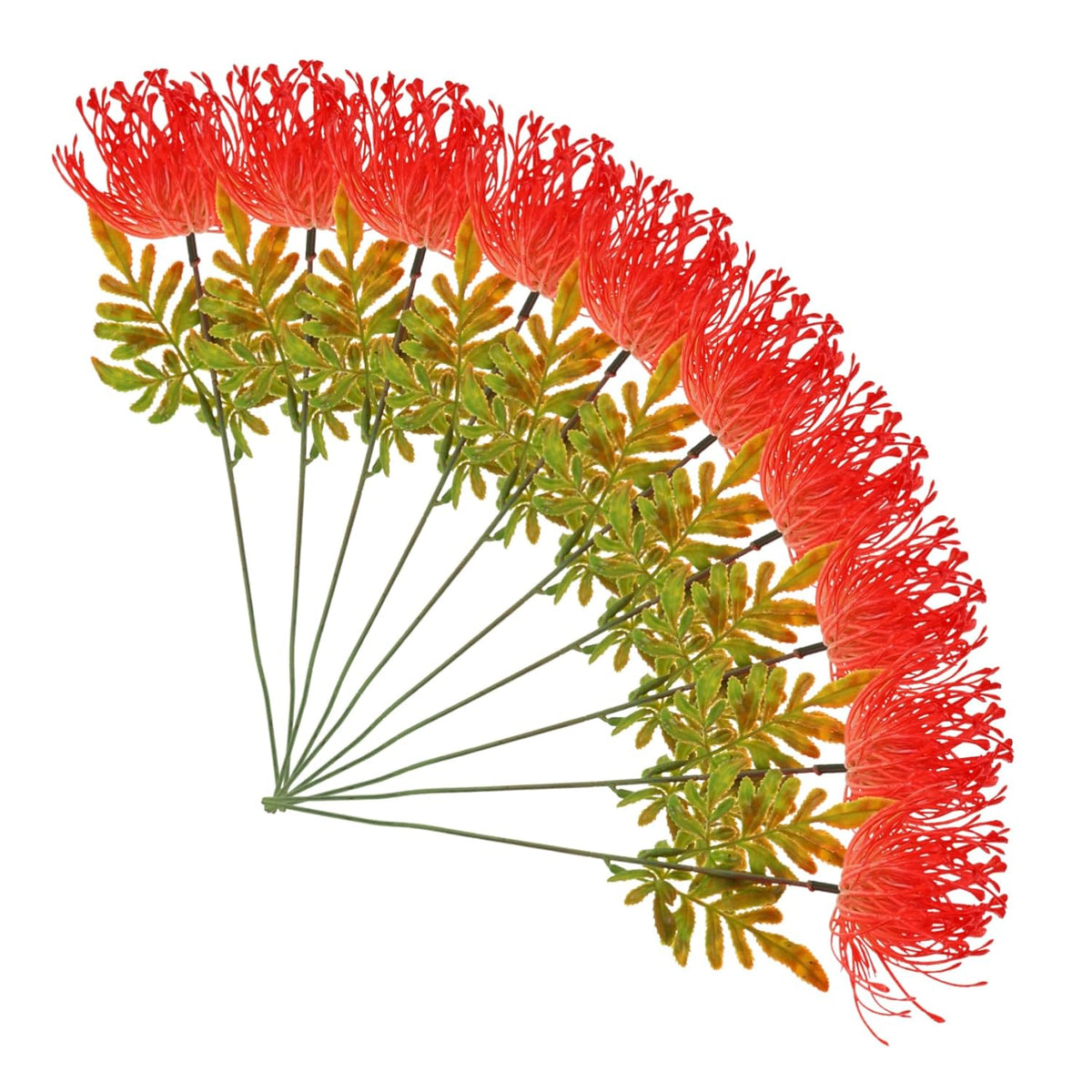 Faux Spider Lily 10Pcs Flower Branch Artificial Plastic Bouquet Vase Flower Branch Filler Artificial Lycoris Bulbs Fake Flower Artificial Flowers Rock Touch At Home
