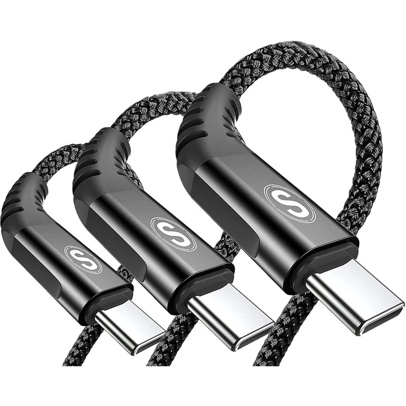 Usb Type C Cable 3.1A Fast Charging [3Pack,10Ft+6.6Ft+3.3Ft], Usb-A To Usb-C C