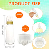 16 Sets Funny Bottle Chug Baby Shower Games Include Diapers Changing Race Plastic Baby Bottles Bulk Shower Gender Reveal Games Gifts Decoration For Adults Boys Girls