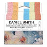 DANIEL SMITH Watercolor, 5ml tubes, Jean Haines All That Shimmers Set 6 Watercolor Tubes (total 6 pieces) 285610375, 0.17 Fl Oz (Pack of 6)