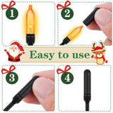 150Pcs No Glow Caps, Soft Rubber String Lights Covers, Blackout Led Plug Caps For 5Mm Christmas Led Strings (Black)