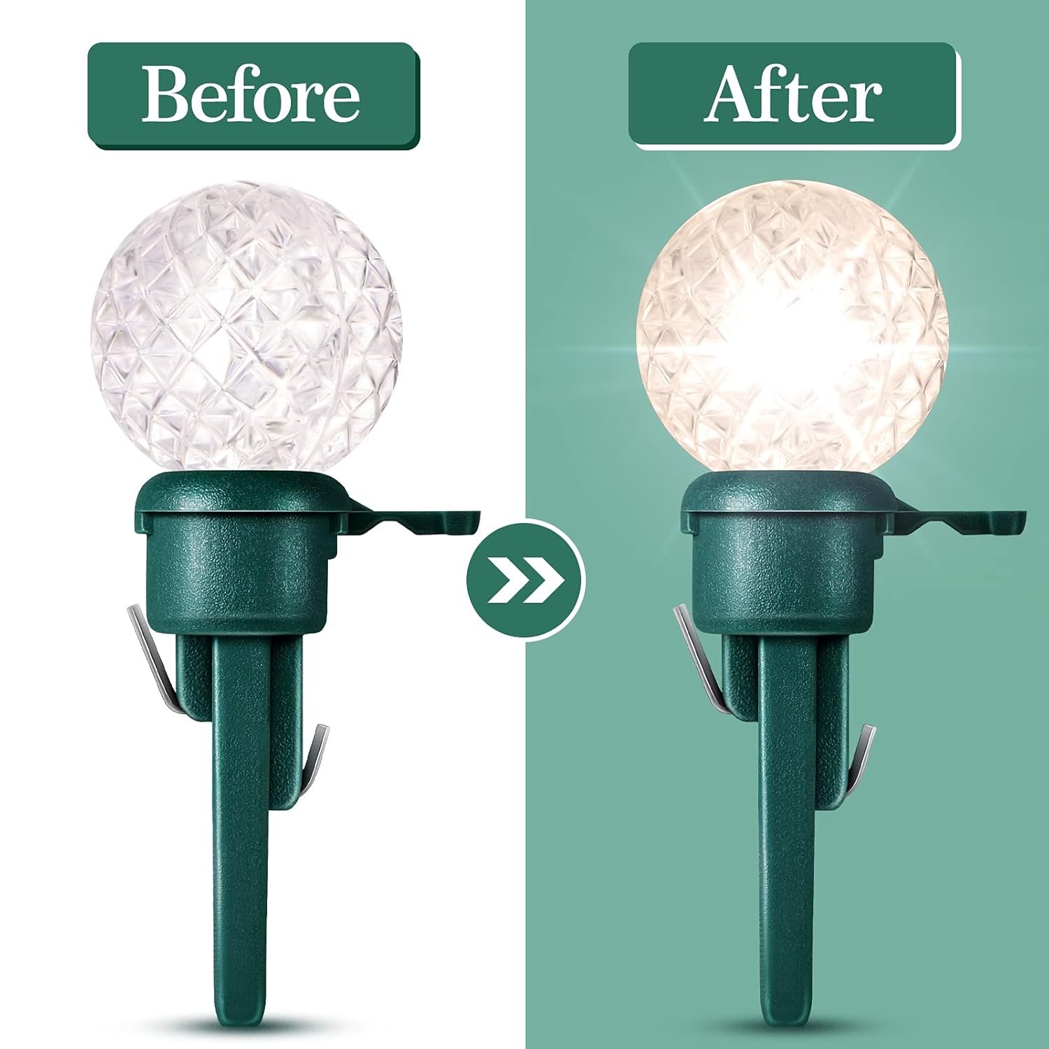 Christmas Replacement Mini Light Bulbs G14 Led String Light Bulbs 0.06 Watt Globe Glass With Plastic Base