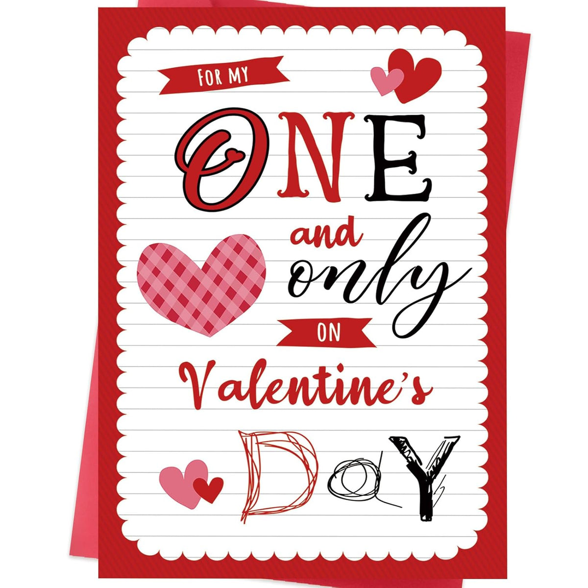 Valentines Day Card – Valentines Day Gifts For Him Or Her – Sweet Valentine Card For Boyfriend, Girlfriend, Husband, Wife, Men And Women