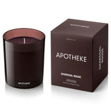 Luxury Scented Candles For Home, Charcoal Rouge - Petite Aromatherapy Jar Candle With Soy Wax Blend