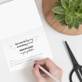 Graduation Cards / 12 Black And Matte Gold Cards With White Envelopes / 4 Black And Faux Gold Graduate Designs / 4 5/8" X 6 1/4" Congrats Grad Greeting Cards/Made In The Usa