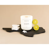 Hot Mom Ht Candle, Made With Soy Wax And Essential Oils, Champagne & Pomelo Citrus & Squad Fragrance, 16 Oz.