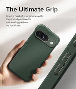 Pixel 9 Case, Anti-Fingerprint, Non-Slip Grip, Precise Cutouts, Dark Green