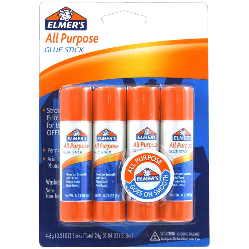 All Purpose Glue Sticks, 0.21 Ounce, 4 Count