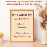 Happy Valentines Day Card Gifts Decorations For Him Her Women Men Husband Wife Boyfriend Girlfriend, Valentine'S Day Cards Gift Decor Ideas Sweetheart Romantic Funny Unique