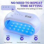 Uv Light Advanced,Two-Sided Longer Time Setting(2M,3M,5M) Uv Resin Light With 36 Led Beads, Large Size Uv Lamp For Resin Curing,Resin Molds,Diy Craft Decor(Own Design Patent)