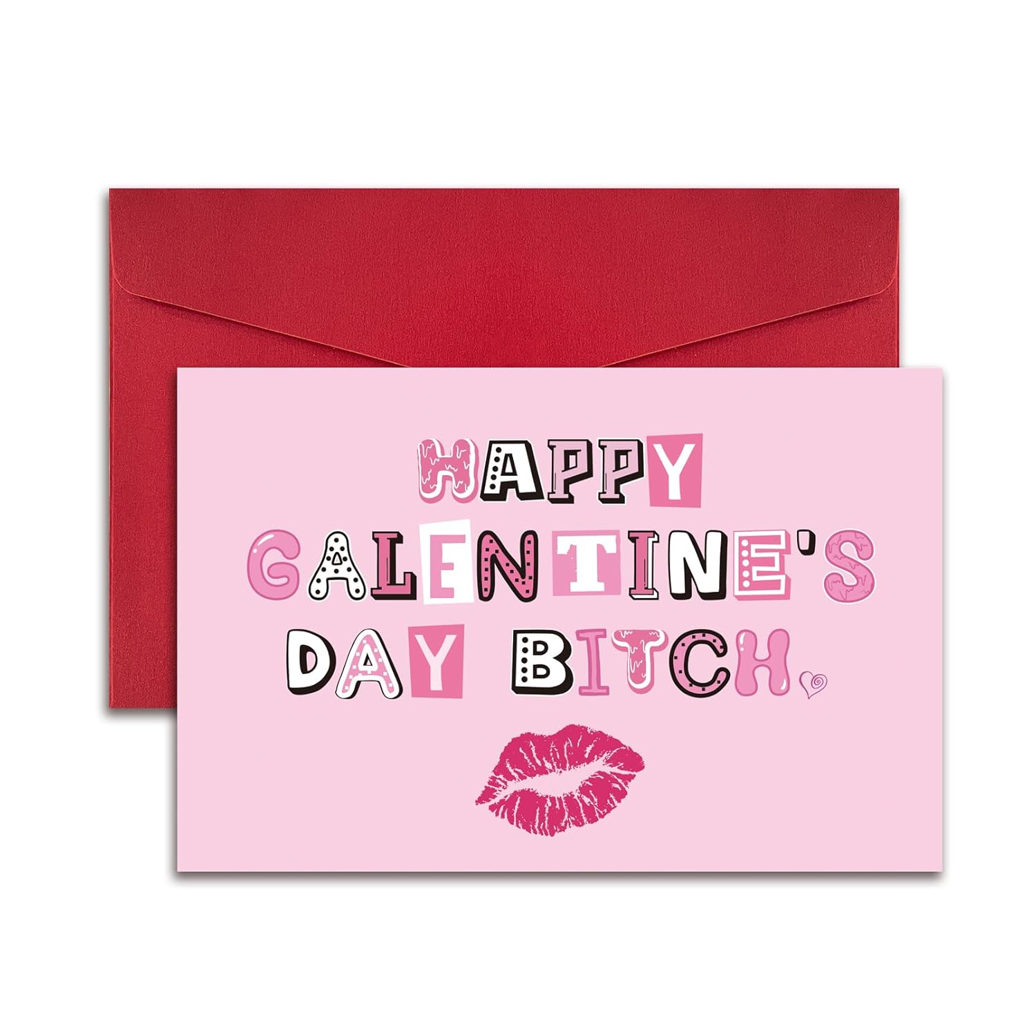 Funny Galentines Day Card For Best Friend, Rude Galentines Day Gifts For Bestie Sister, Galentine'S Day Card For Her Women, Happy Galentine'S Day Bitch