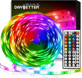 32.8FT LED Strip Lights Kit with Remote and Power Supply – Color Changing Flexible LED Tape