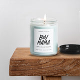 Threekin Scented Candles For Boy Mama, Natural Soy Wax Candles For Home, Relaxing Aromatherapy For Moms, Essential Oil Lavender Scent, Long Lasting Candle Burns For 65 Hours
