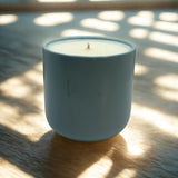 Eucalyptus & Spearmint Scented Candle – Blue Jar With Lid | Aromatherapy Candle For Stress Relief, Relaxation, Spa & Gift | Clean Fresh Long-Lasting Fragrance