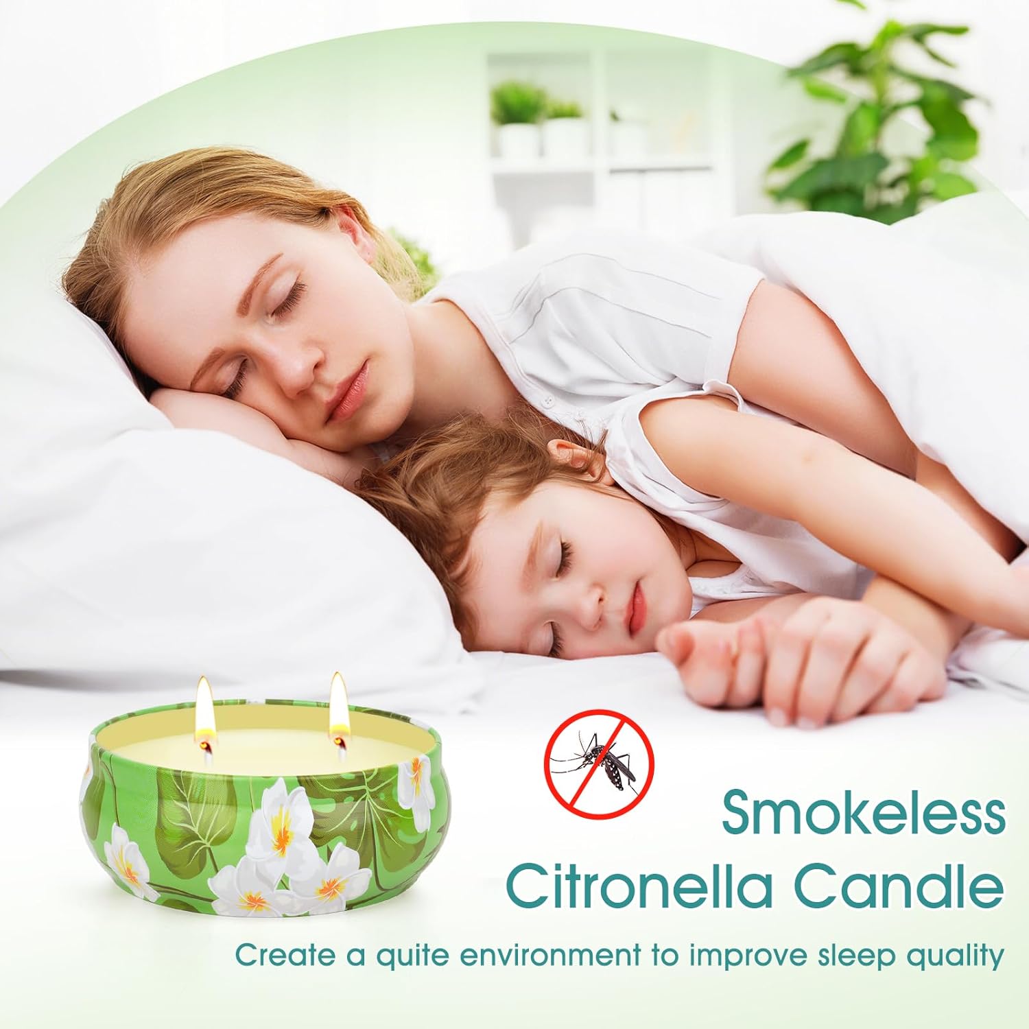 Citronella Candles Outdoor, 4 Pack Soy Wax Lemongrass Candles, Decorative Jar Scented Candle For Patio Garden Backyard Camping Summer, 240 Hours Burning Time
