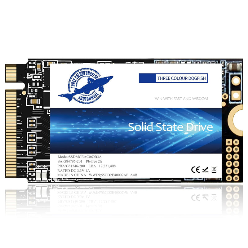 Dogfish M.2 2242 Ssd 1Tb Nvme Pcie Gen3 X 4 Internal Solid State Drive,3D Nand