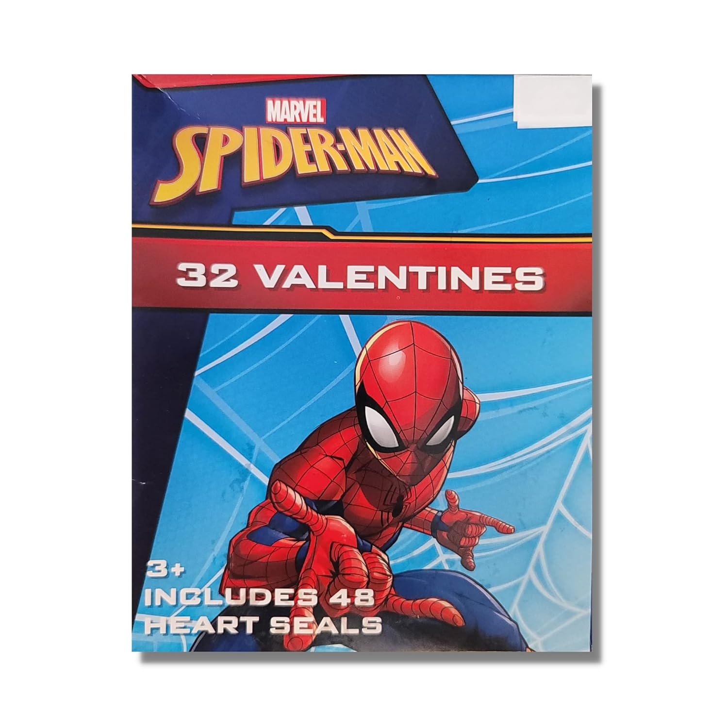 International Greetings 32 Count School Valentines Day Illustrated Cards (Spiderman)