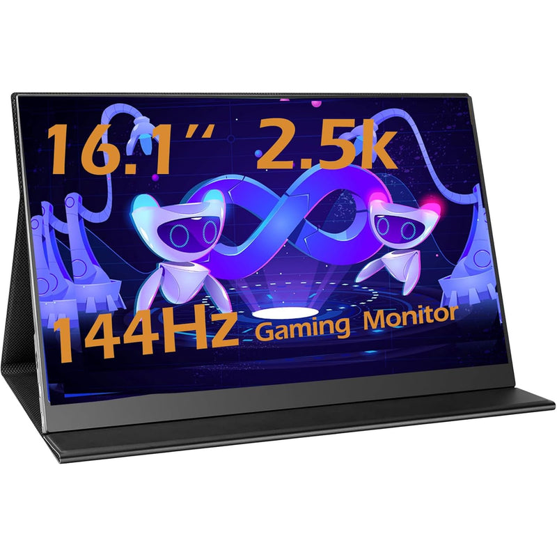 Portable Monitor 2K 144Hz 16.1 Inch 2560X1440P Portable Gaming Monitor Qhd Fre