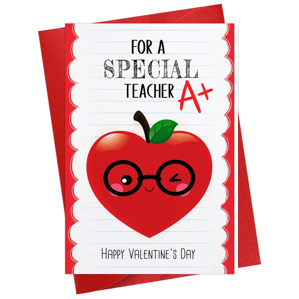 Valentines Day Cards For Teachers - Happy Valentine'S Day Cards For Teachers With Envelope Teacher Appreciation Gifts For Women Men From Students