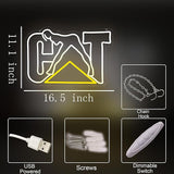 Garage LED Neon Sign Bold Industrial Wall Light for Man Cave Workshop Mechanic Room Decor