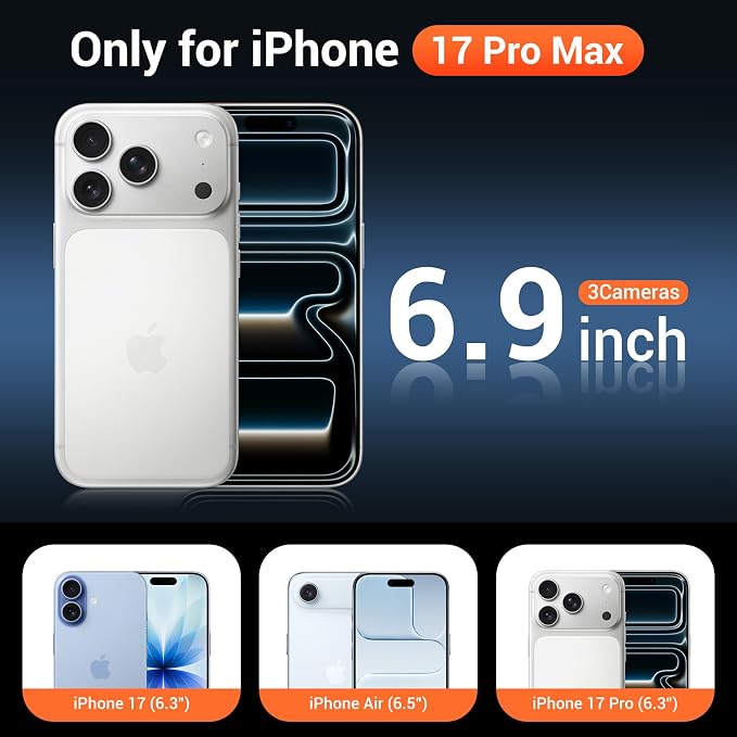 Beige Case for iPhone 18 Pro Max and iPhone 17 Pro Max Protective Cover