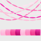 Pink Streamers Party Decorations, 8 Rolls Pink Crepe Paper Streamers For Bachelorette Bridal Shower Baby Shower Wedding Valentine'S Day Birthday Party Decorations, 656Ft