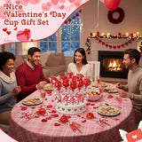 Valentine'S Day Gifts Bulk - 24 Pack Giant Lollipop-Shaped Stationery Gift Set With Valentine'S Card Pencil Eraser Keychain Bracelet Classroom Prize Exchange Party Favors