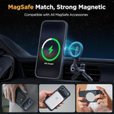 Magnetic Shockproof Phone Case for iPhone 18 Pro Max Black Protective Cover MagSafe Compatible Matte Finish Drop Protection