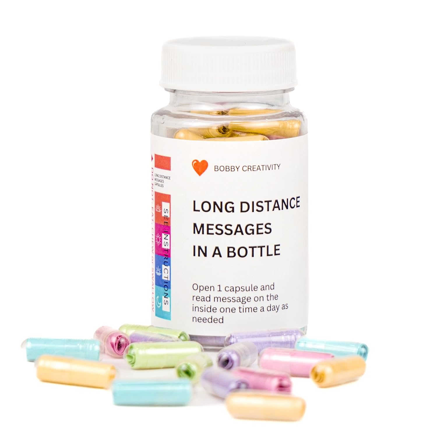 (50+) Pre-Written Love Letters Long Distance Relationships Gifts, Valentine'S Day Gift For Her, Capsules Messages In A Bottle, Engaged Gifts For Couples (Long Distance Messages)