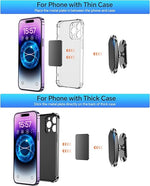 2-Pack Magnetic Car Phone Holder, Strong Magnet Mount - iPhone/Samsung