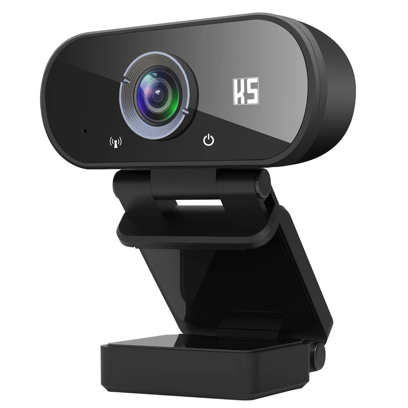 Webcam Hd 1080P Video, Buit-In Microphone, Computer Usb Web Cam With Tripod An