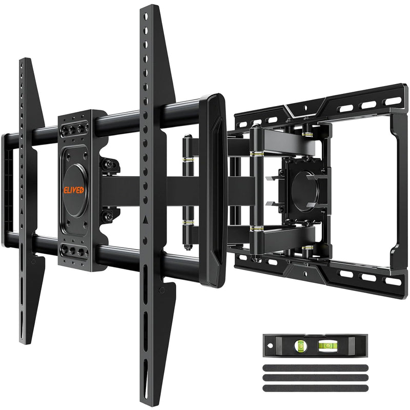 Tv Wall Mount For Most 37-82 Inch Oled Qled Tvs, 8 Ball Bearings Smooth Swivel