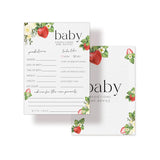 Hilarious Gender Reveal Games, Predictions And Advice Game Cards, Strawberry Sweet Party Decorations Favors Ideas -30 Pcs, 5X7 In - H05