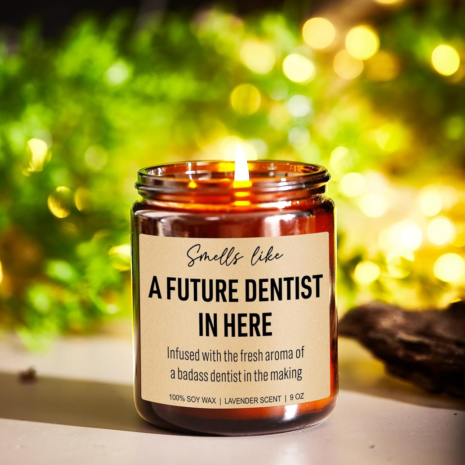 Funny Future Dentist Candle, Dentist Gifts, Dental Hygiene, Dental Hygienist Gifts For Women, Men, Coworkers - Dentists Christmas, Dental School Student Graduation, Dental Office Decor - 9 Oz