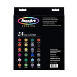 RoseArt Premium Oil Paint - Set 24 Colors, Maximum Strength Pigmented Oil Paints for Casual to Professional Artists, multi