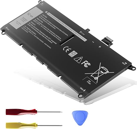 52Wh DXGH8 76V Laptop Battery Replacement for Dell XPS 13 Inspiron Latitude Vostro