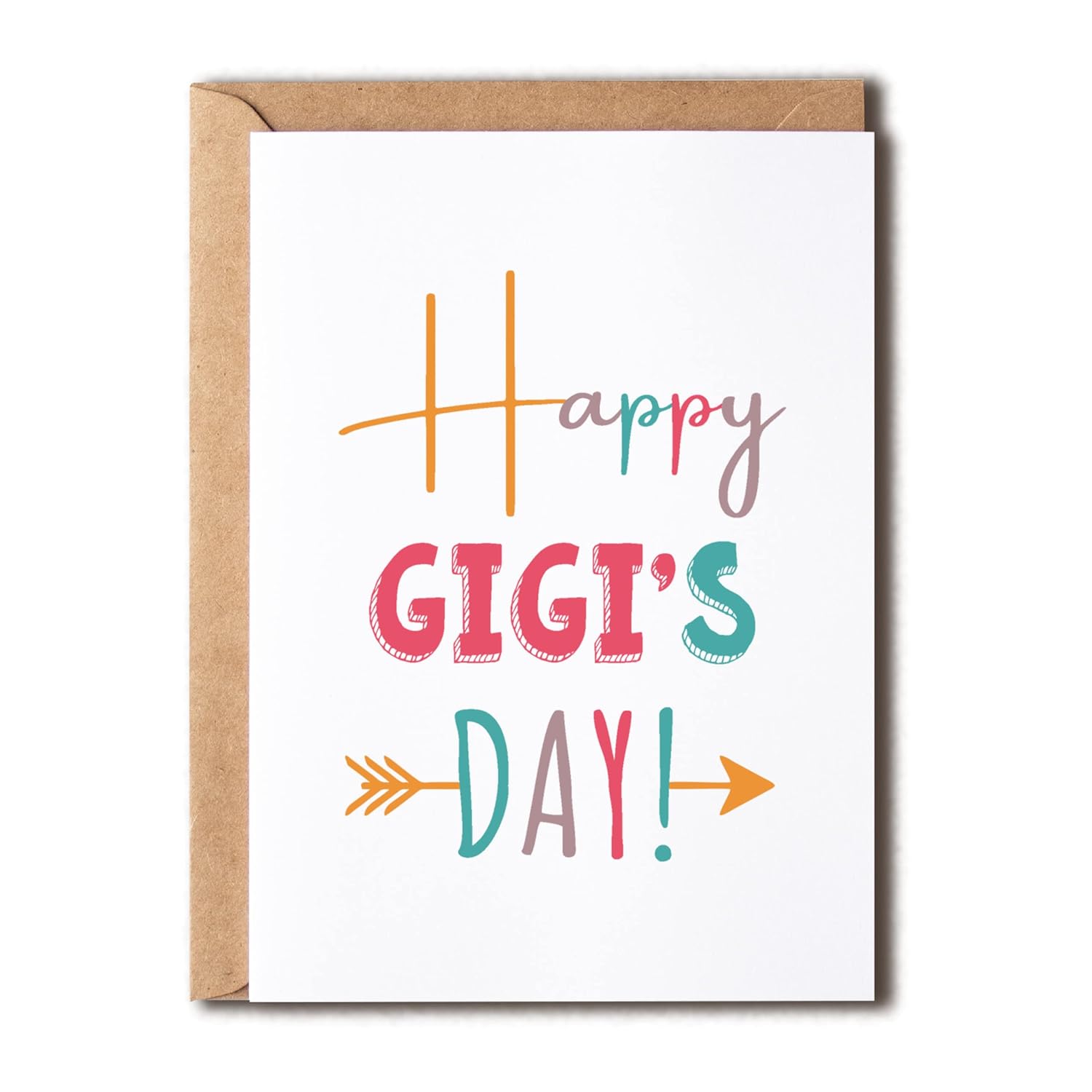 Happy Gigi'S Day Card. Happy Birthday Card. Mother'S Day Card. Card For Gigi. Card For Grandma. Mother'S Day Card. Gigi Gift. Gift For Her, 5 X 7 Inches