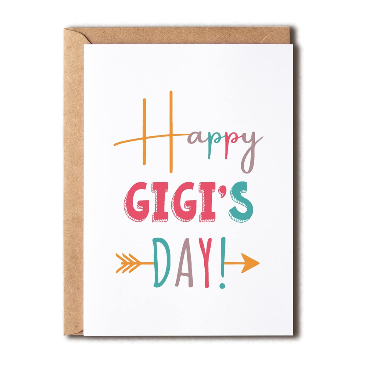 Happy Gigi'S Day Card. Happy Birthday Card. Mother'S Day Card. Card For Gigi. Card For Grandma. Mother'S Day Card. Gigi Gift. Gift For Her, 5 X 7 Inches