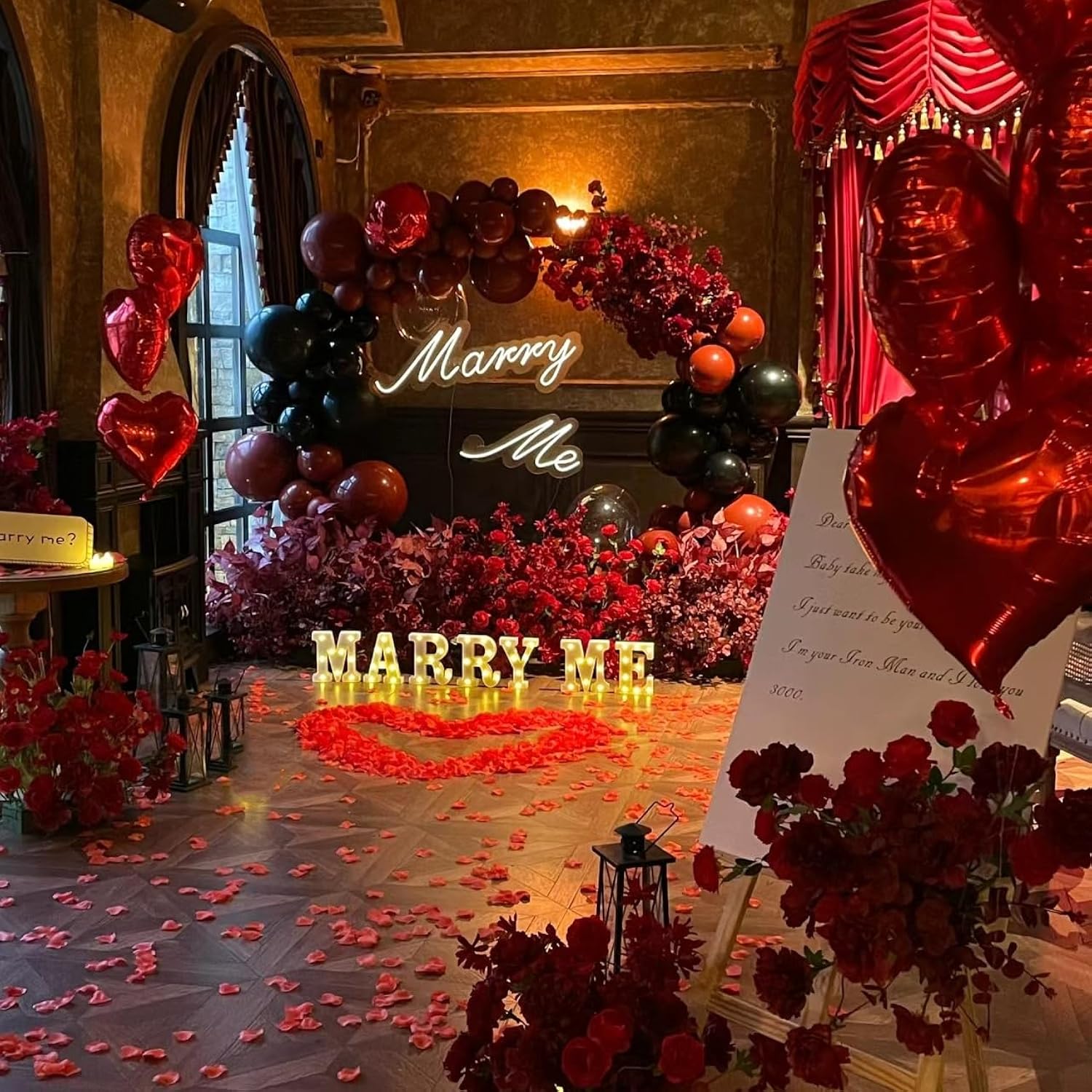 3200 Pcs Artificial Fake Pink Rose Petals For Wedding, Romantic Night For Her/Him Set, Engagement, Flower Decorations, Event, Party, In Bulk (Red, 3200Pcs)